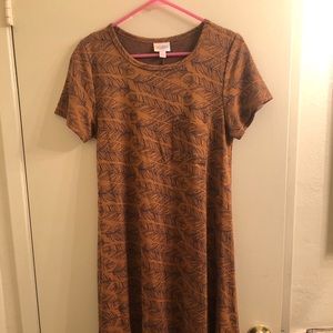 ✨Rusty orange and blue Carly, Feathers, size small